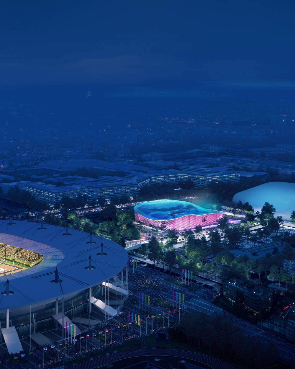 Aquatics Centre Paris 2024 — Ateliers 2/3/4/