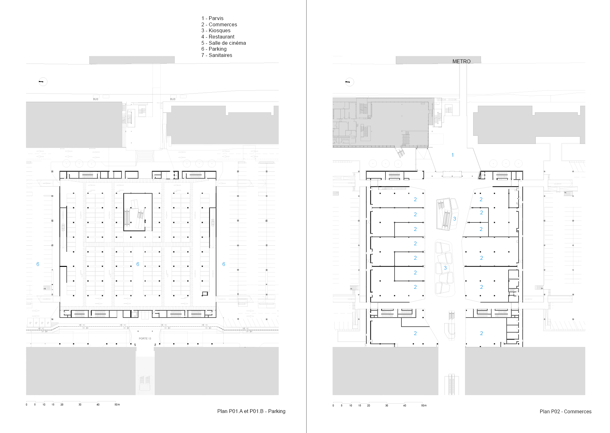 Extension of a shopping center Créteil Soleil — Ateliers 2/3/4/